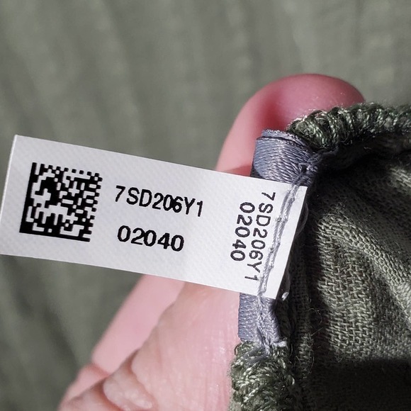 Aerie Cold Shoulder Short Sleeve Mini Dress Olive Green Size Small - Picture 9 of 11